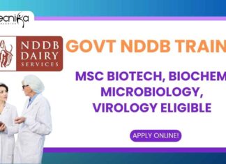  NDDB Trainee Jobs For MSc Biotech