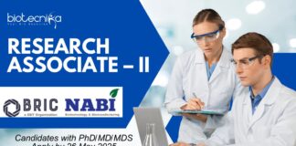 NIAB Hiring Research Associate – II | Candidates with PhD/MD/MDS Apply by 26 May 2025