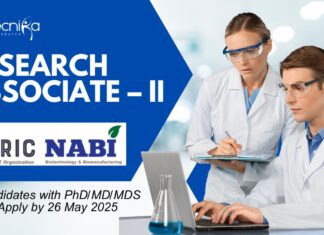 NIAB Hiring Research Associate – II | Candidates with PhD/MD/MDS Apply by 26 May 2025