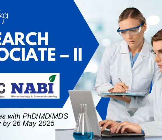 NIAB Hiring Research Associate – II | Candidates with PhD/MD/MDS Apply by 26 May 2025