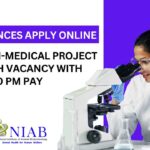 NIAB Non-Medical Project Research Vacancy