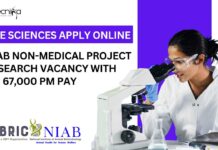 NIAB Non-Medical Project Research Vacancy
