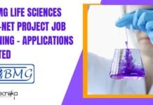 NIBMG Life Sciences Non-NET Project Job Opening