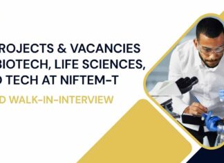 NIFTEM Project Jobs Food Technology