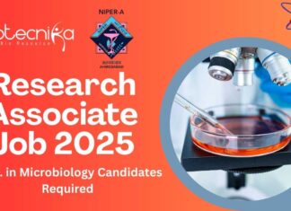 NIPER Ahmedabad Hiring for Research Associate Job 2025 Apply Now