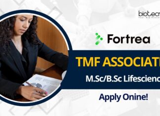 TMF Associate at Fortrea for M.Sc/B.Sc Lifescience - Apply!