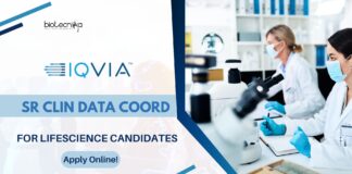 IQVIA Clinical Data Coordinator Vacancies for BSc Life Sciences - Apply Now!