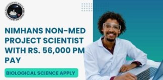 NIMHANS Non-Med Project Scientist