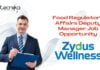 Food Regulatory Affairs Deputy Manager Job Opportunity
