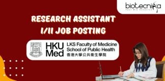Research Assistant I/II Job Posting