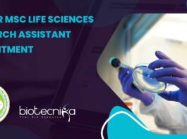 PGIMER Life Sciences Research Assistant Recruitment