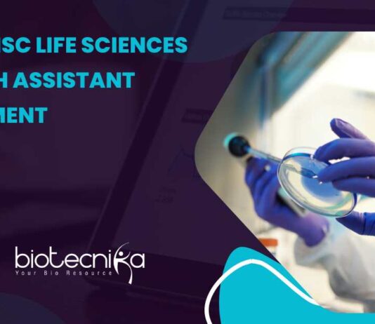 PGIMER Life Sciences Research Assistant Recruitment