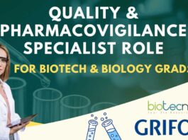 Biotech Pharmacovigilance Job Grifols