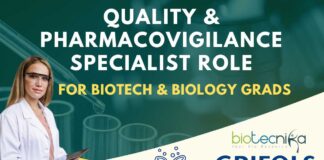 Biotech Pharmacovigilance Job Grifols