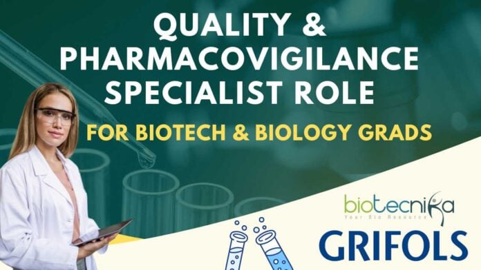 Biotech Pharmacovigilance Job Grifols