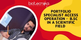 Portfolio Specialist Access Operation - B.Sc in a scientific field