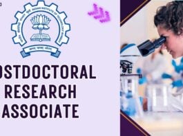 Postdoctoral Research Associate at IIT Bombay - Apply Online!