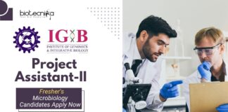 Project Assistant-II Jobs at IGIB – Fresher's Microbiology Candidates Apply Now