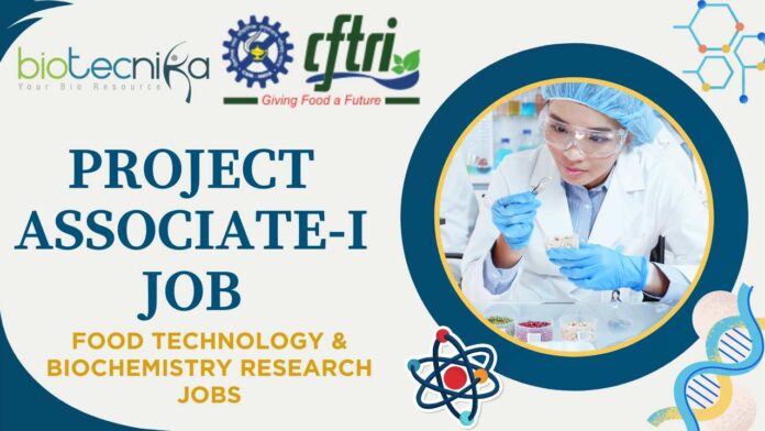 Project Associate-I Job at CSIR-CFTRI Mysuru – Apply Today!