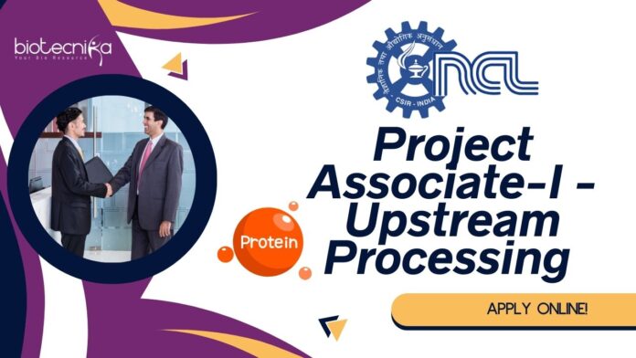 Project Associate-I - Upstream Processing at CSIR-NCL, Apply online!