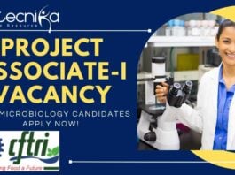 Project Associate-I Vacancy at CSIR-CFTRI Apply Now