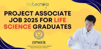 Project Associate Job 2025 for Life Science Graduates - Apply Now!