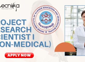 Project Research Scientist I (Non-Medical) at IISER Bhopal,56,000.00- per month, Apply Now!