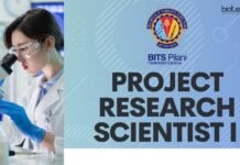 Project Research Scientist I at BITS, Life Science candidates can apply!
