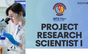 Project Research Scientist I at BITS, Life Science candidates can apply!
