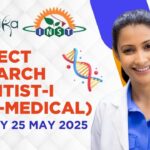 Project Research Scientist Job at INST Mohali 2025