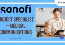 Project Specialist – Medical Communications at Sanofi, Life Sciences Apply online! Project Specialist – Medical Communications at Sanofi, Apply online! (1)
