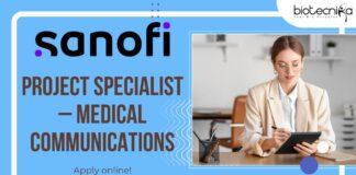 Project Specialist – Medical Communications at Sanofi, Apply online! (1)