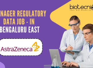 Manager Regulatory Data Job - at AstraZeneca