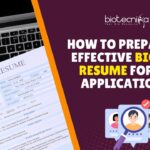Effective Biotech Resume