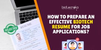 Effective Biotech Resume