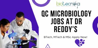 Quality Control Microbiology Job at Dr. Reddy’s