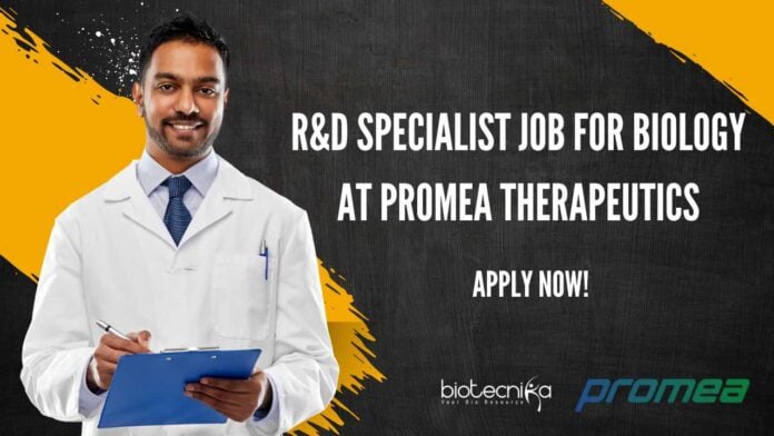 R&D Biology Job at Promea Therapeutics