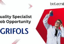 Quality Specialist Job Opportunity