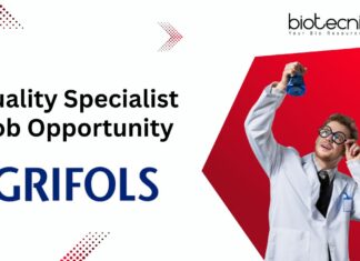 Quality Specialist Job Opportunity