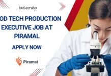 Food Tech Jobs at Piramal