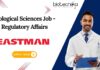 Biological Sciences Job - Regulatory Affairs