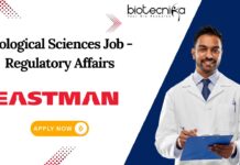 Biological Sciences Job - Regulatory Affairs