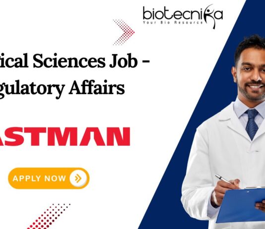 Biological Sciences Job - Regulatory Affairs