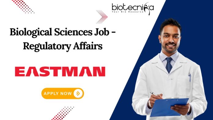 Biological Sciences Job - Regulatory Affairs
