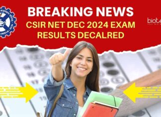 Results For CSIR NET Dec 2024