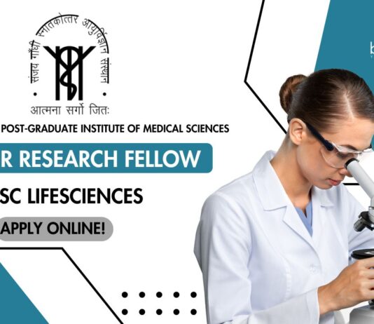 SGPGIMS MSc Life Science JRF Recruitment  - Attend Walk-In