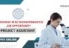 IIT Roorkee Project Assistant vacancy for M.Sc Bioinformatics!