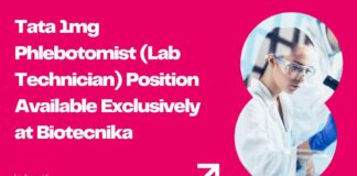 Tata 1mg Phlebotomist (Lab Technician)