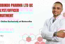 Aurobindo Pharma QC Jobs