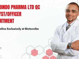 Aurobindo Pharma QC Jobs
